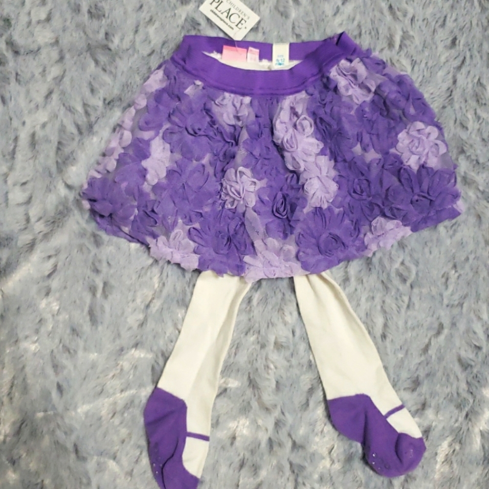 Children's Place Tights with Attached Skirt